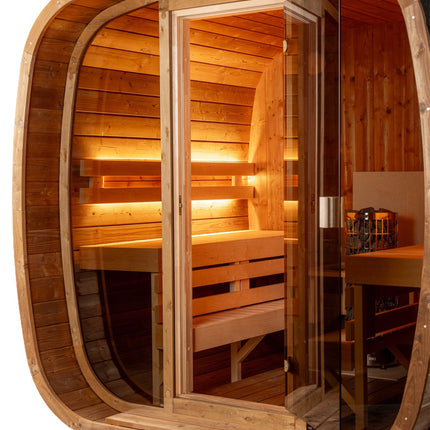 Auris Two Luxury Outdoor Cedar Sauna