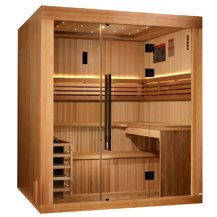 2025 Golden Designs Updated "Osla" 6 Person Traditional Sauna (GDI-7689-02)
