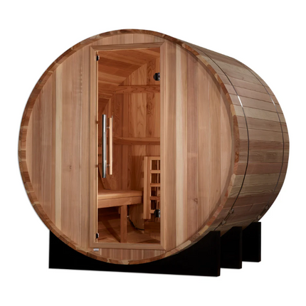 Golden Designs "St. Moritz" 2 Person Barrel Traditional Sauna (GDI-B002-01)
