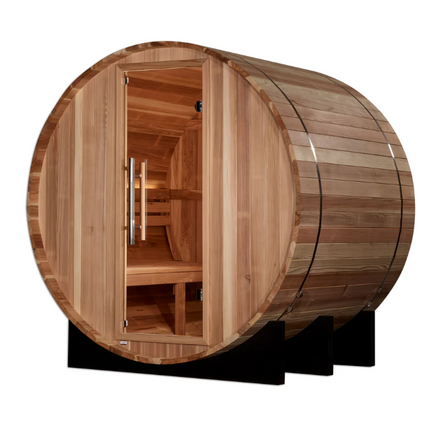 Golden Designs "St. Moritz" 2 Person Barrel Traditional Sauna (GDI-B002-01)