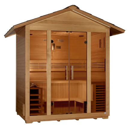 Golden Designs "Vorarlberg" 5 Person Traditional Outdoor Sauna (GDI-8105-01)