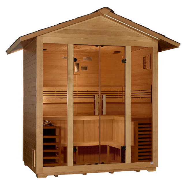 Golden Designs "Vorarlberg" 5 Person Traditional Outdoor Sauna (GDI-8105-01)