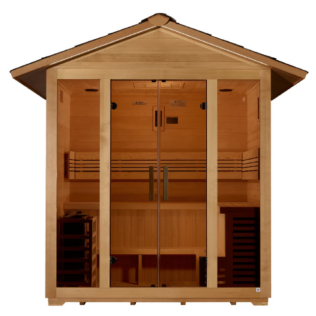 Golden Designs "Vorarlberg" 5 Person Traditional Outdoor Sauna (GDI-8105-01)