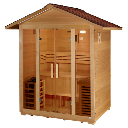 Golden Designs "Vorarlberg" 5 Person Traditional Outdoor Sauna (GDI-8105-01)