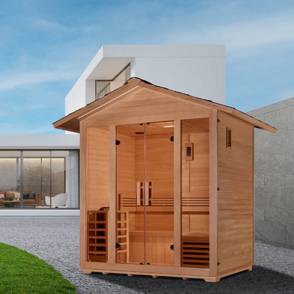 Golden Designs "Vorarlberg" 5 Person Traditional Outdoor Sauna (GDI-8105-01)