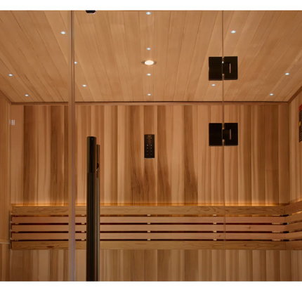 2025 Golden Designs Updated "Copenhagen" 3 Person Traditional Sauna (GDI-7389-02)