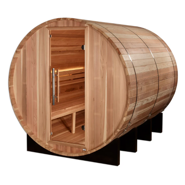 Golden Designs "Klosters" 6 Person Barrel Traditional Sauna (GDI-B006-01)