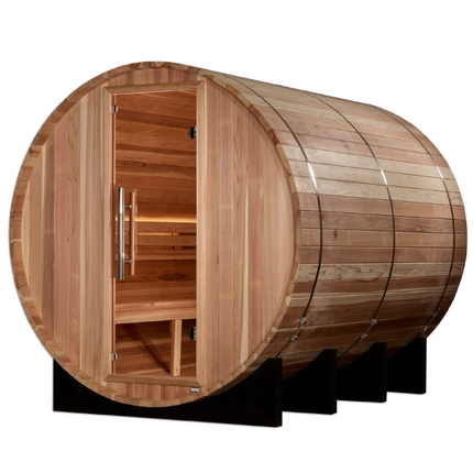 Golden Designs "Klosters" 6 Person Barrel Traditional Sauna (GDI-B006-01)
