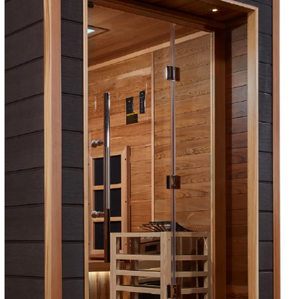 Golden Designs "Karlstad" 6 Person Outdoor-Indoor PureTech™ Hybrid Full Spectrum Sauna (GDI-8226-01)