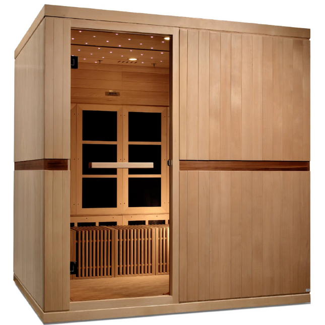 2025 Golden Designs "Catalonia" 8 Person Near Zero EMF FAR IR Sauna (GDI-6880-02 Elite)