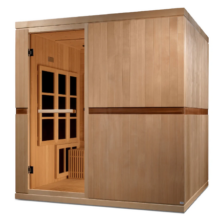 2025 Golden Designs "Catalonia" 8 Person Near Zero EMF FAR IR Sauna (GDI-6880-02 Elite)
