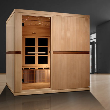 2025 Golden Designs "Catalonia" 8 Person Near Zero EMF FAR IR Sauna (GDI-6880-02 Elite)