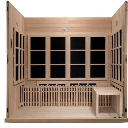 2025 Golden Designs "Catalonia" 8 Person Near Zero EMF FAR IR Sauna (GDI-6880-02 Elite)