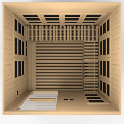 2025 Golden Designs "Catalonia" 8 Person Near Zero EMF FAR IR Sauna (GDI-6880-02 Elite)