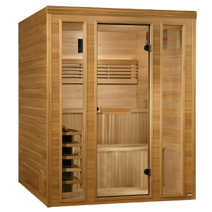 2025 Golden Designs "Engelberg" 6 Person Traditional Steam Sauna (GDI-7060-01)