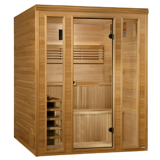 2025 Golden Designs "Engelberg" 6 Person Traditional Steam Sauna (GDI-7060-01)
