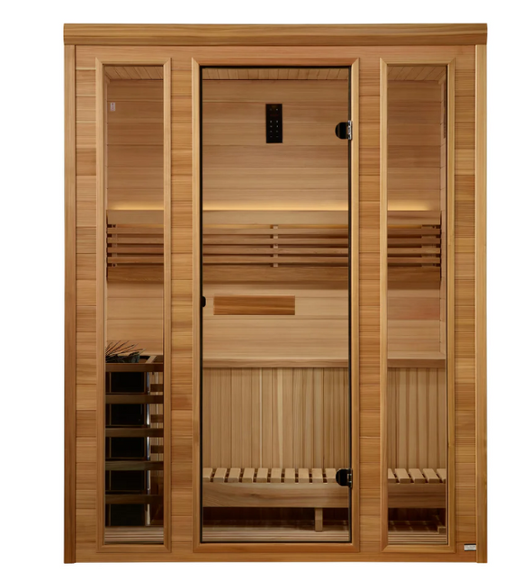 2025 Golden Designs "Andermatt" 3 Person Traditional Steam Sauna (GDI-7030-01)