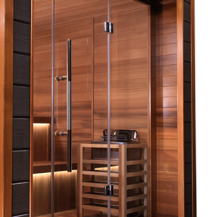 Golden Designs "Bergen" 6 Person Outdoor-Indoor Traditional Sauna (GDI-8206-01)