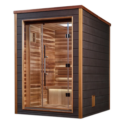 Golden Designs "Narvik" 2 Person Outdoor-Indoor Traditional Sauna (GDI-8202-01)