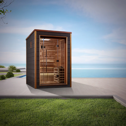 Golden Designs "Narvik" 2 Person Outdoor-Indoor Traditional Sauna (GDI-8202-01)