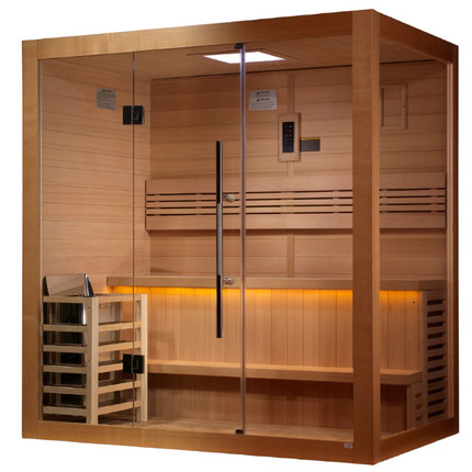 Golden Designs "Forssa" 3-4 Person Traditional Sauna (GDI-7203-01)