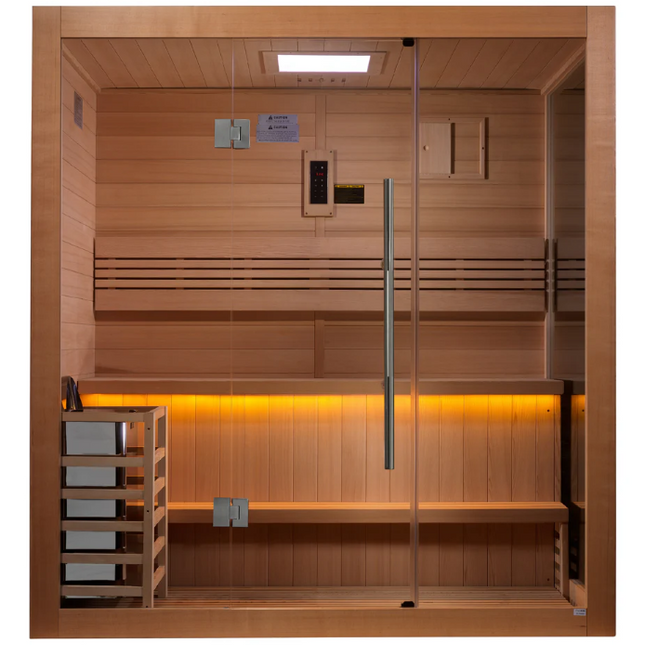 Golden Designs "Forssa" 3-4 Person Traditional Sauna (GDI-7203-01)