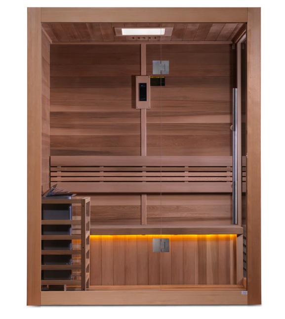 Golden Designs "Hanko" 2-3 Person Traditional Sauna (GDI-7202-01)