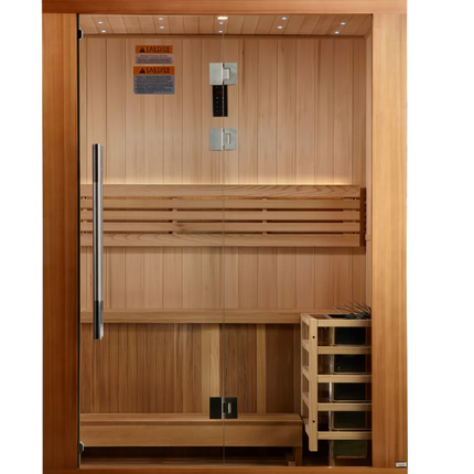 2025 Golden Designs Updated "Sundsvall" 2 Person Traditional Sauna (GDI-7289-02)