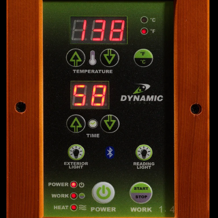 Dynamic "Avila" 1-2 Person Ultra Low EMF FAR IR Sauna (DYN-6103-01 Elite)