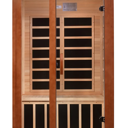 Dynamic "Santiago" 2 Person Ultra Low EMF FAR IR Sauna (DYN-6209-02 Elite)