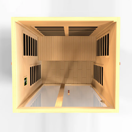 Dynamic "Santiago" 2 Person Ultra Low EMF FAR IR Sauna (DYN-6209-02 Elite)
