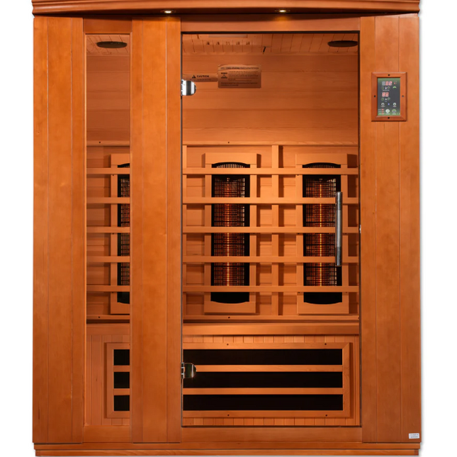 Dynamic "Lugano" 3 Person Full Spectrum IR Sauna (DYN-6336-03 FS)
