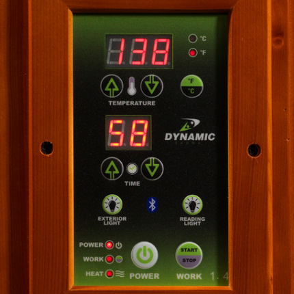 Dynamic "Barcelona" 1-2 Person Low EMF Far IR Sauna (DYN-6106-01)