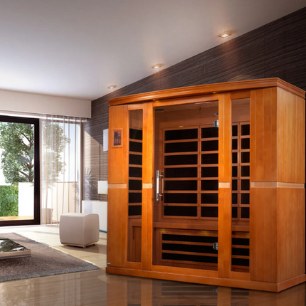Dynamic "Bergamo" 4 Person Low EMF Far IR Sauna (DYN-6440-01)
