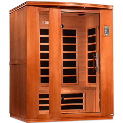 Dynamic "Lugano" 3 Person Ultra Low EMF FAR IR Sauna (DYN-6336-02 Elite)
