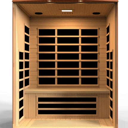 Dynamic "Lugano" 3 Person Ultra Low EMF FAR IR Sauna (DYN-6336-02 Elite)