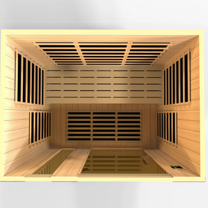 Dynamic "Lugano" 3 Person Ultra Low EMF FAR IR Sauna (DYN-6336-02 Elite)