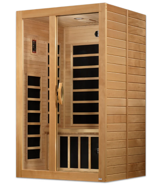 Dynamic "Santiago" 2 Person Low EMF FAR IR Sauna (DYN-6209-01)