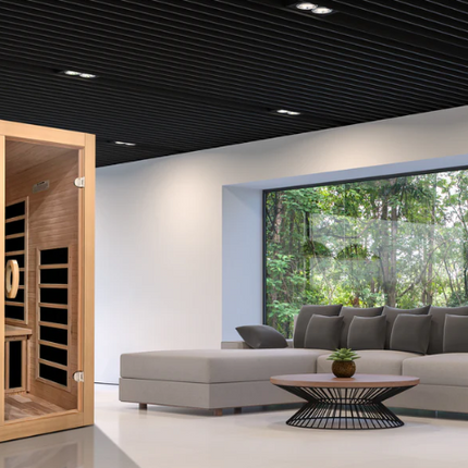 Dynamic "Santiago" 2 Person Low EMF FAR IR Sauna (DYN-6209-01)