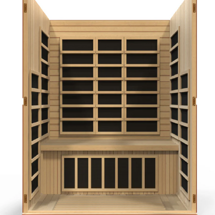 Dynamic "Bellagio" 3 Person Low EMF Far IR Sauna (DYN-6306-02)