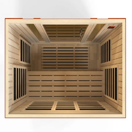 Dynamic "Bellagio" 3 Person Low EMF Far IR Sauna (DYN-6306-02)