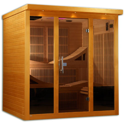 Dynamic "Monaco" 6 Person Ultra Low EMF Far IR Sauna (DYN-6996-01 Elite)