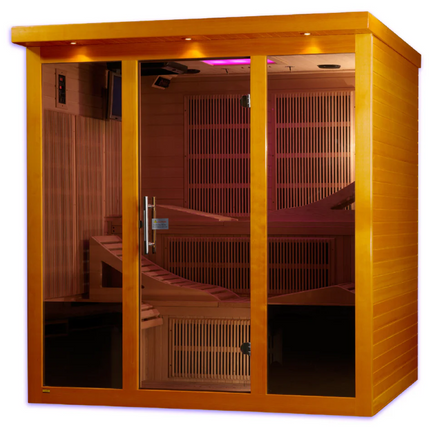 Dynamic "Monaco" 6 Person Ultra Low EMF Far IR Sauna (DYN-6996-01 Elite)