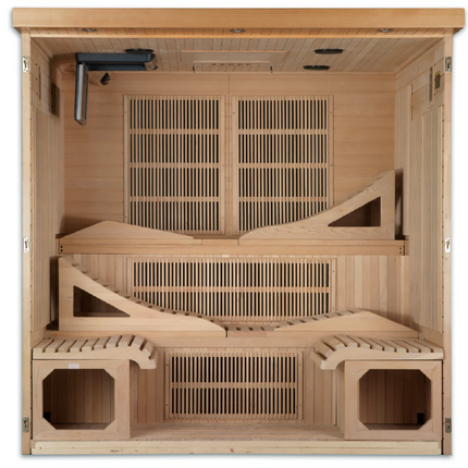 Dynamic "Monaco" 6 Person Ultra Low EMF Far IR Sauna (DYN-6996-01 Elite)