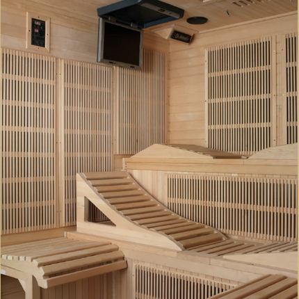 Dynamic "Monaco" 6 Person Ultra Low EMF Far IR Sauna (DYN-6996-01 Elite)