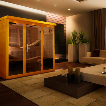 Dynamic "Monaco" 6 Person Ultra Low EMF Far IR Sauna (DYN-6996-01 Elite)
