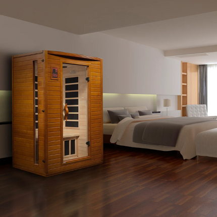 Dynamic "Versailles" 2 Person Ultra Low EMF Far IR Sauna (DYN-6202-03 Elite)