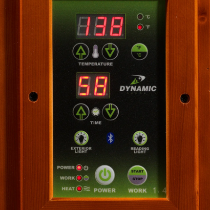 Dynamic "Versailles" 2 Person Ultra Low EMF Far IR Sauna (DYN-6202-03 Elite)