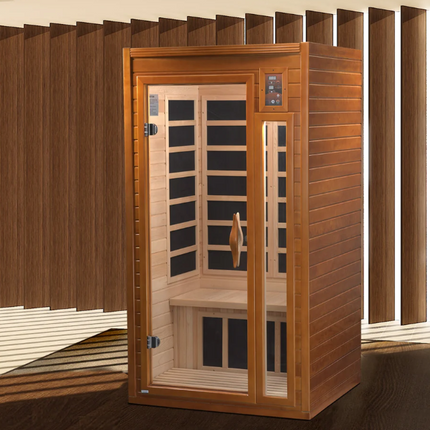 Dynamic "Barcelona Elite" 1-2 Person Ultra Low EMF Far IR Sauna (DYN-6106-01 Elite)