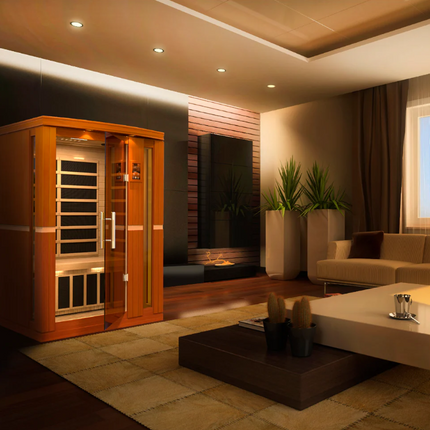 Dynamic "Vittoria" 2 Person Low EMF Far IR Sauna (DYN-6220-01)